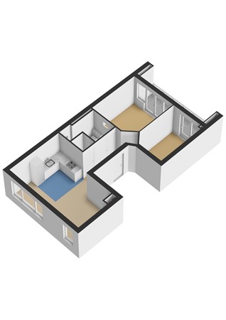 Floorplan - Postjesweg, 1057 EH Amsterdam